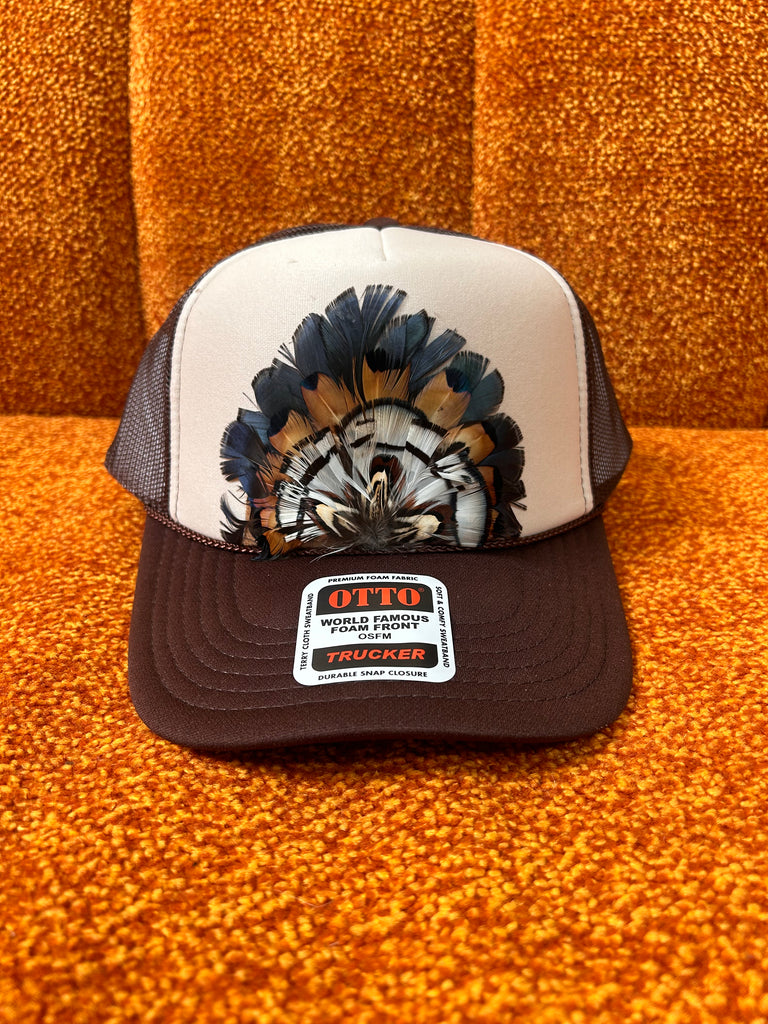 Western Feathered Trucker Hat