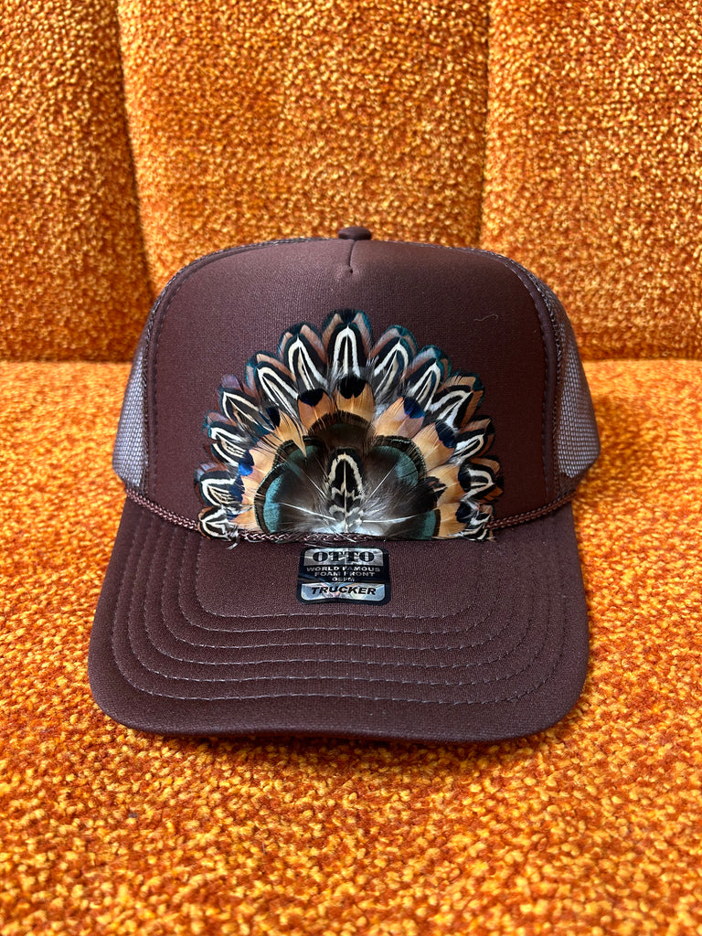 Western Feathered Trucker Hat