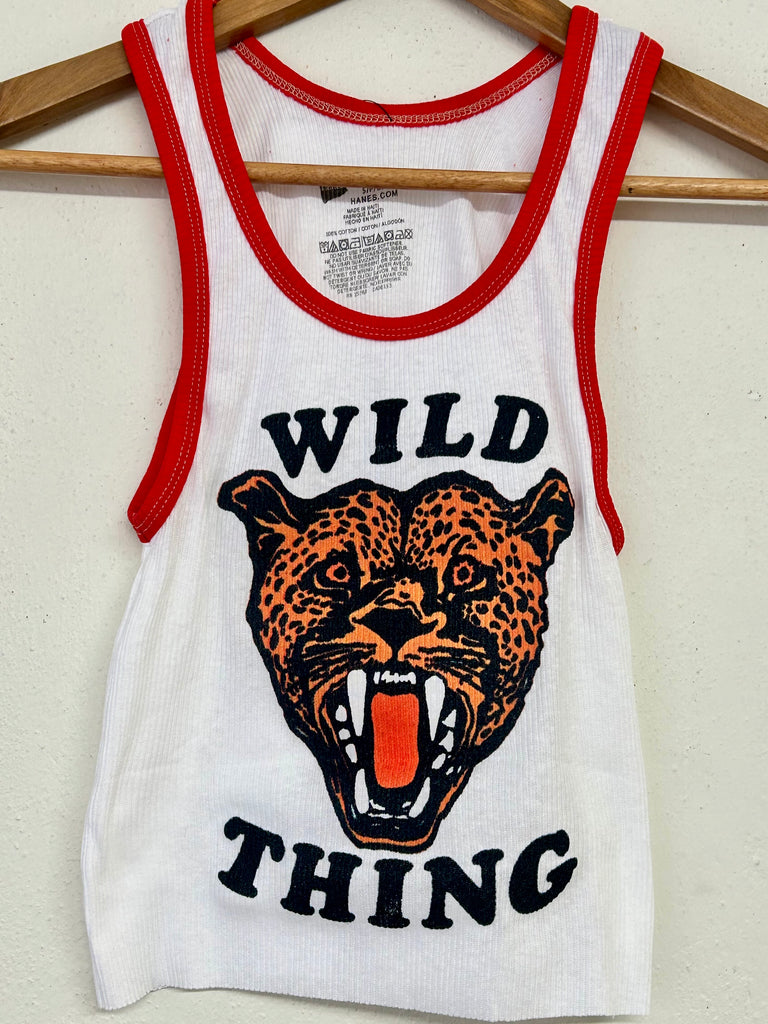 Wild Thing Cropped Ringer Tank