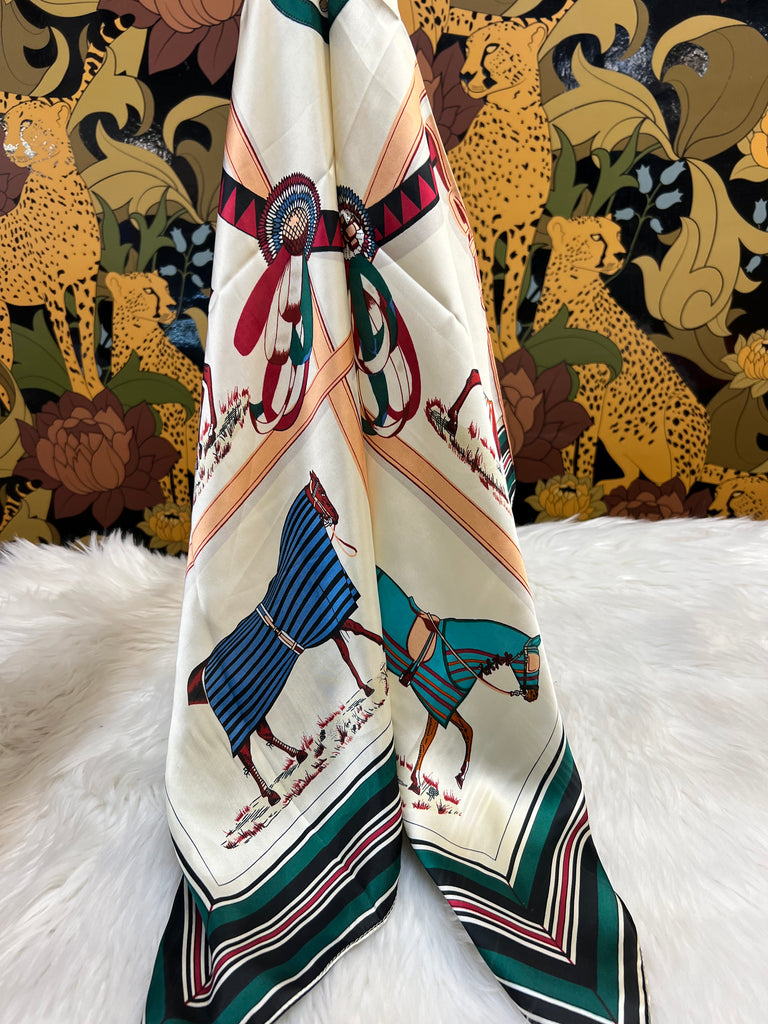 Silky Equestrian Scarf