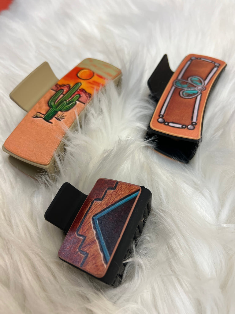 Western Hair Claw Clips