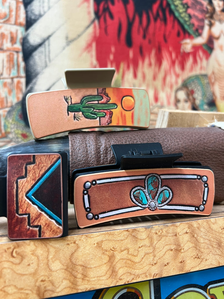 Western Hair Claw Clips