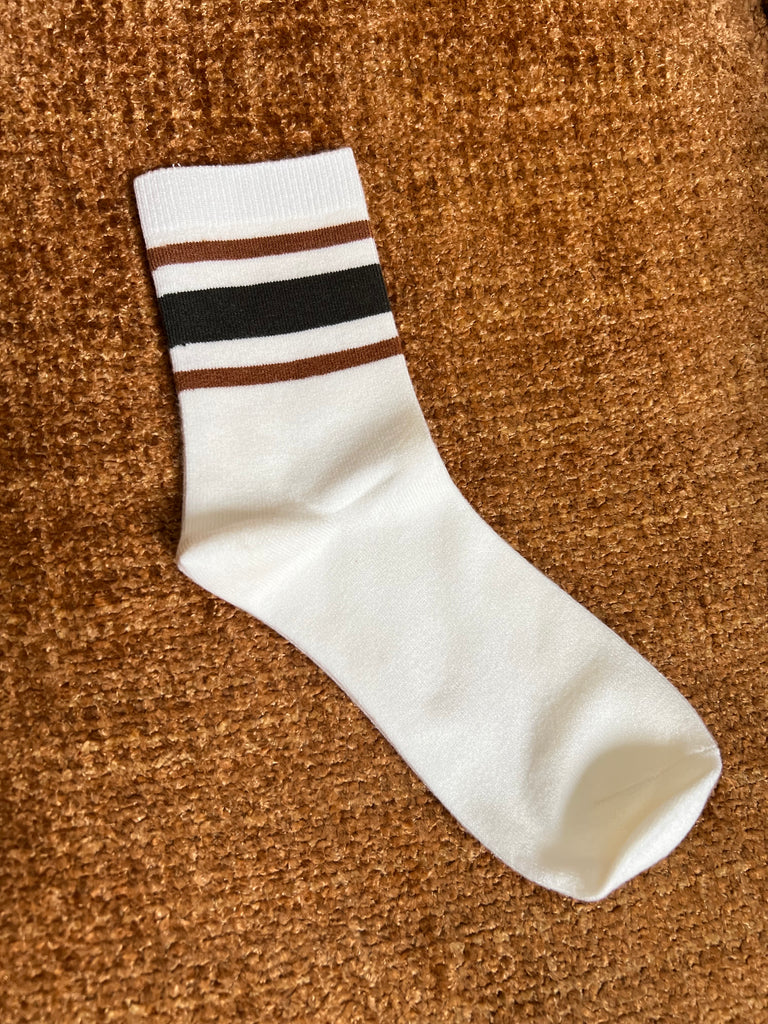Stripe Crew Socks