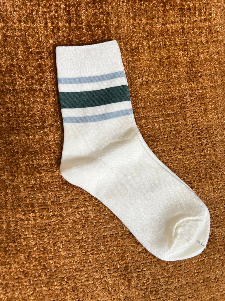 Stripe Crew Socks