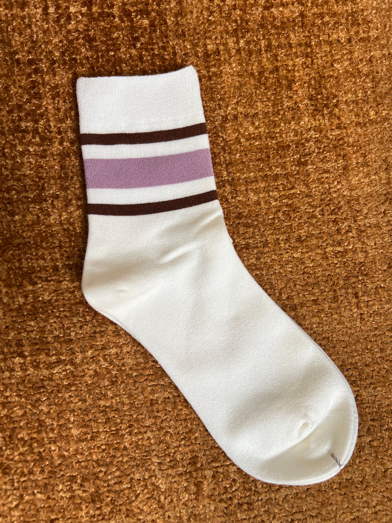 Stripe Crew Socks