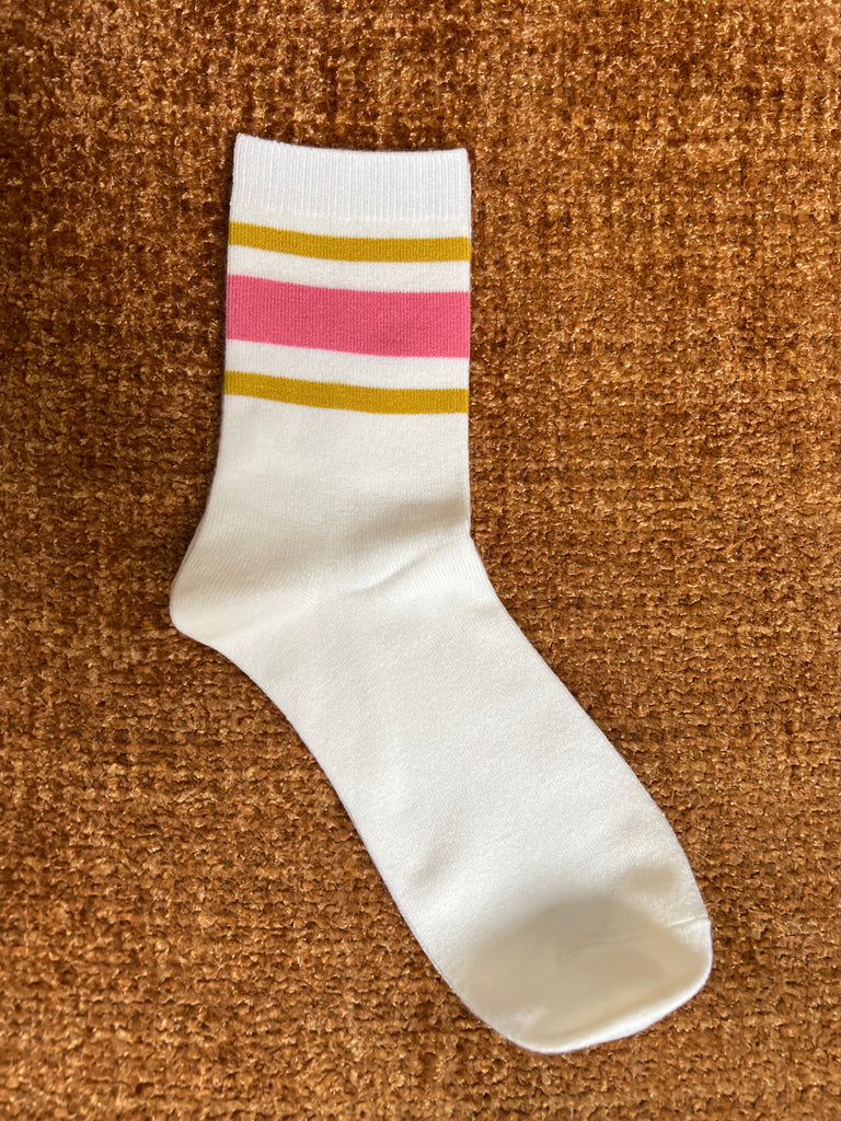 Stripe Crew Socks