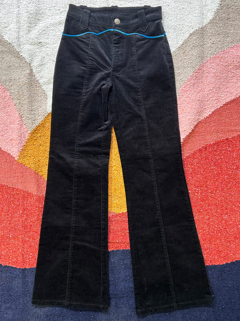 Black Wild Child Corduroy Pants