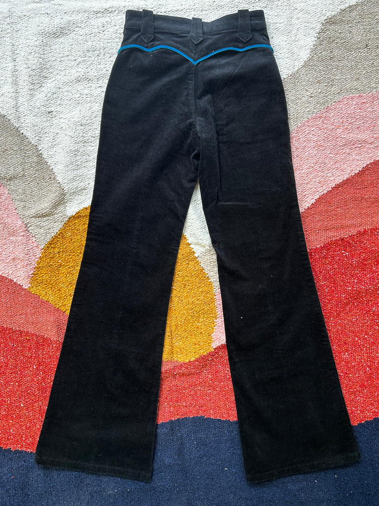 Black Wild Child Corduroy Pants