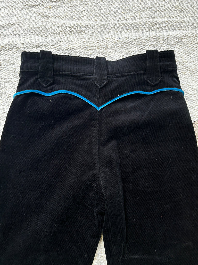 Black Wild Child Corduroy Pants