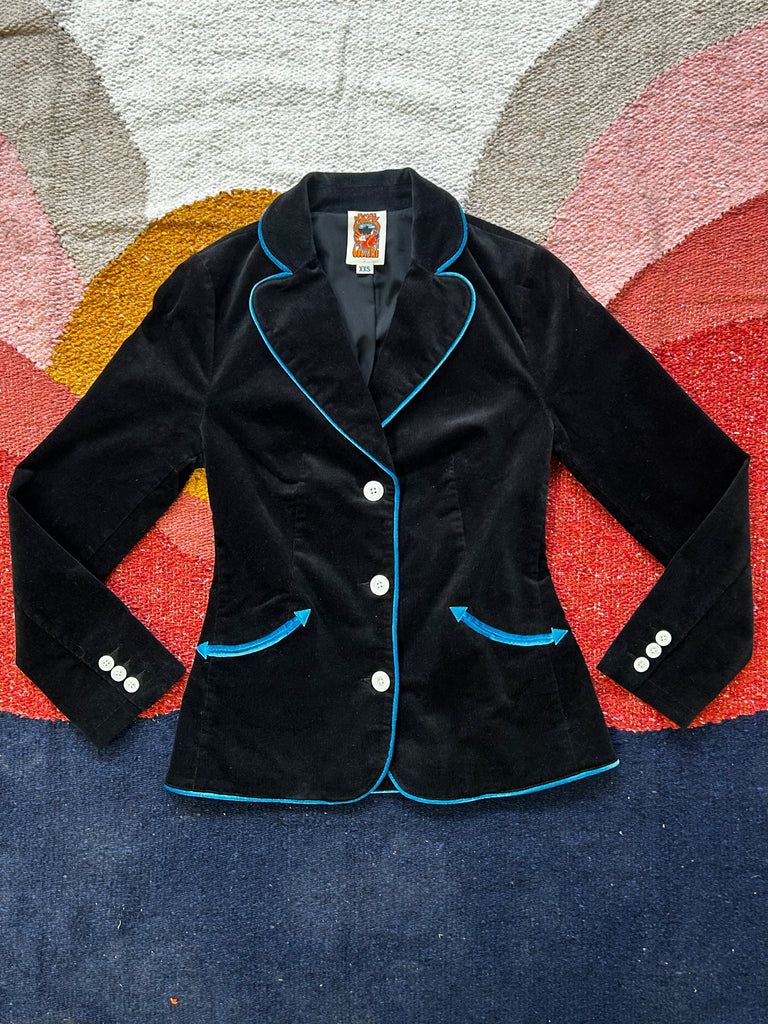 Black Wild Child Corduroy Blazer