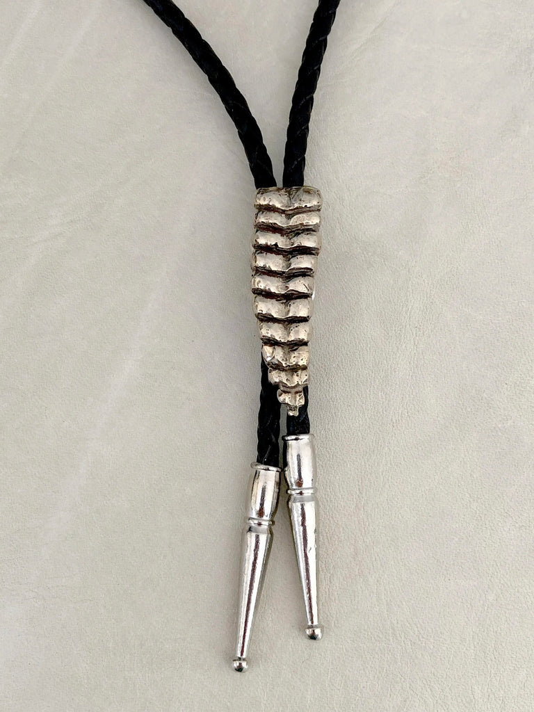 Snake Rattle Bolo Tie