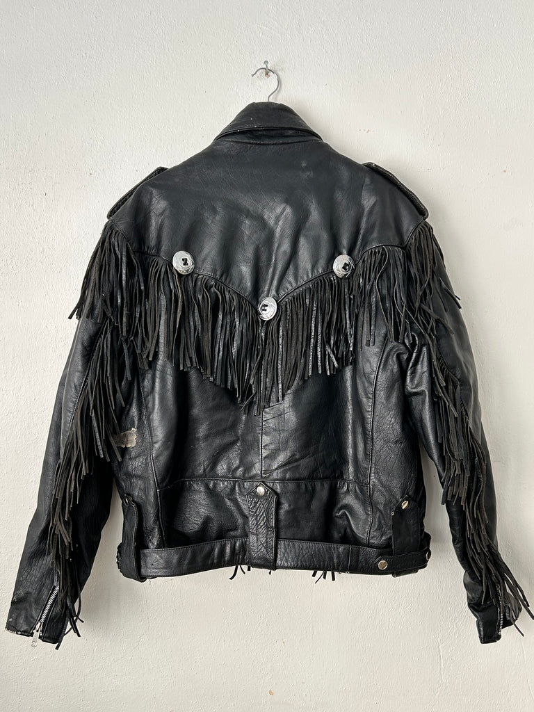 Campus Vintage Leather Jacket