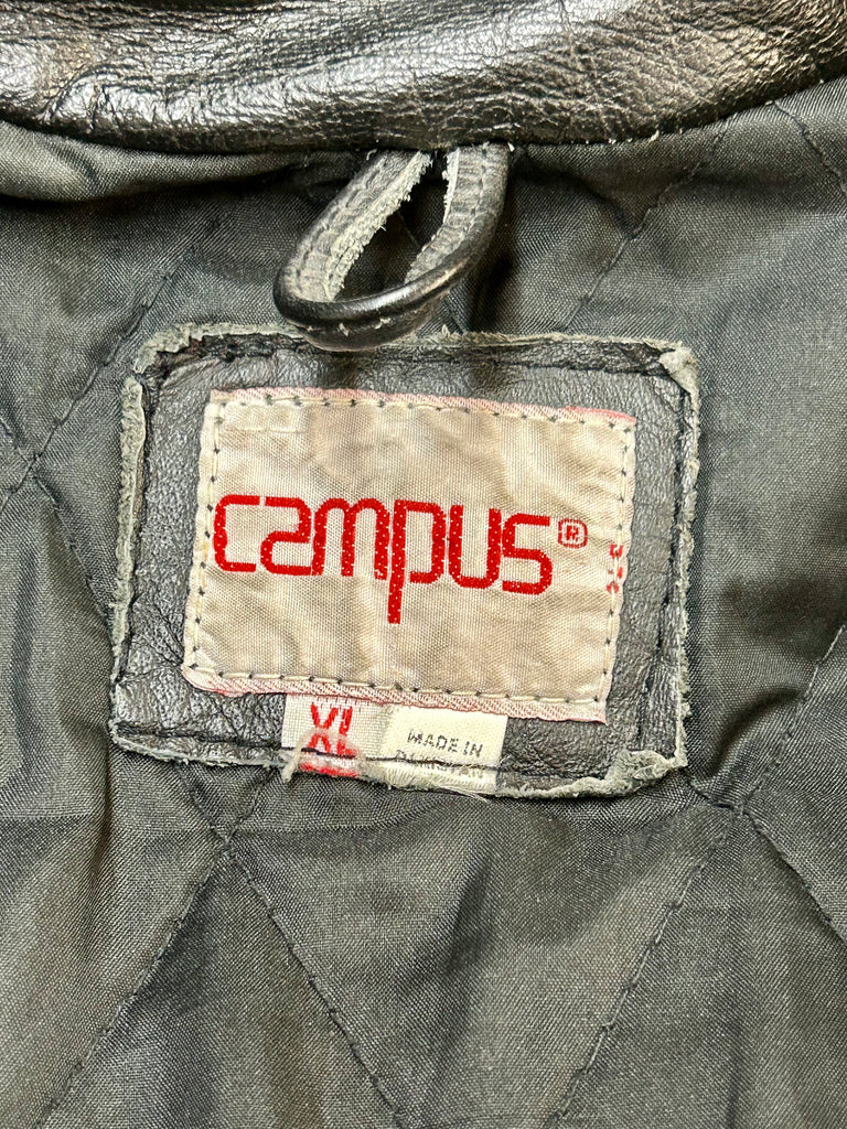 Campus Vintage Leather Jacket