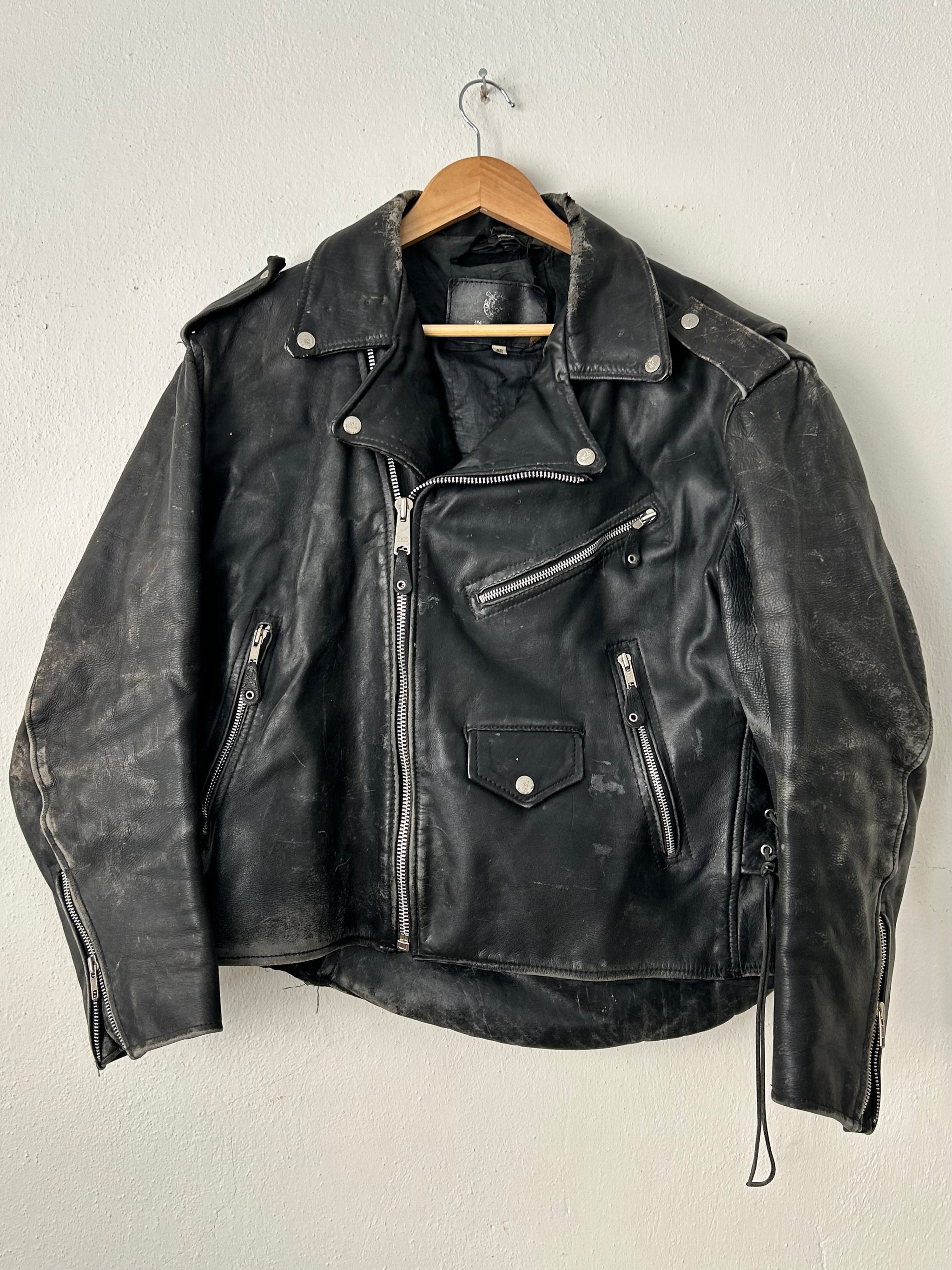 Rebel Riders Vintage Leather Jacket – Classic Rock Couture Rebel Riders Vintage Leather Jacket – Classic Rock Couture