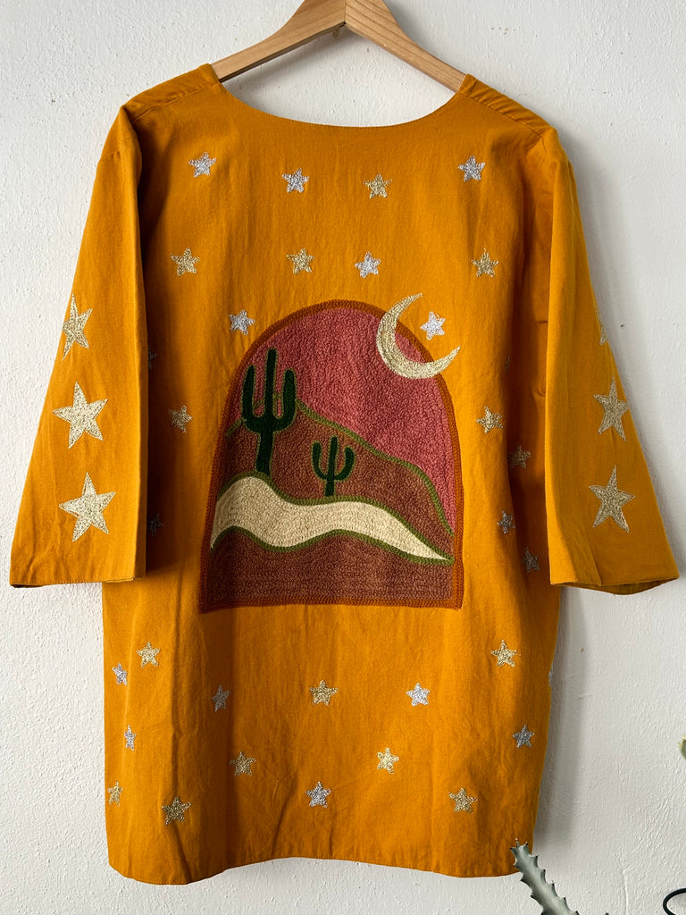 Desert Stars Embroidered Kimono