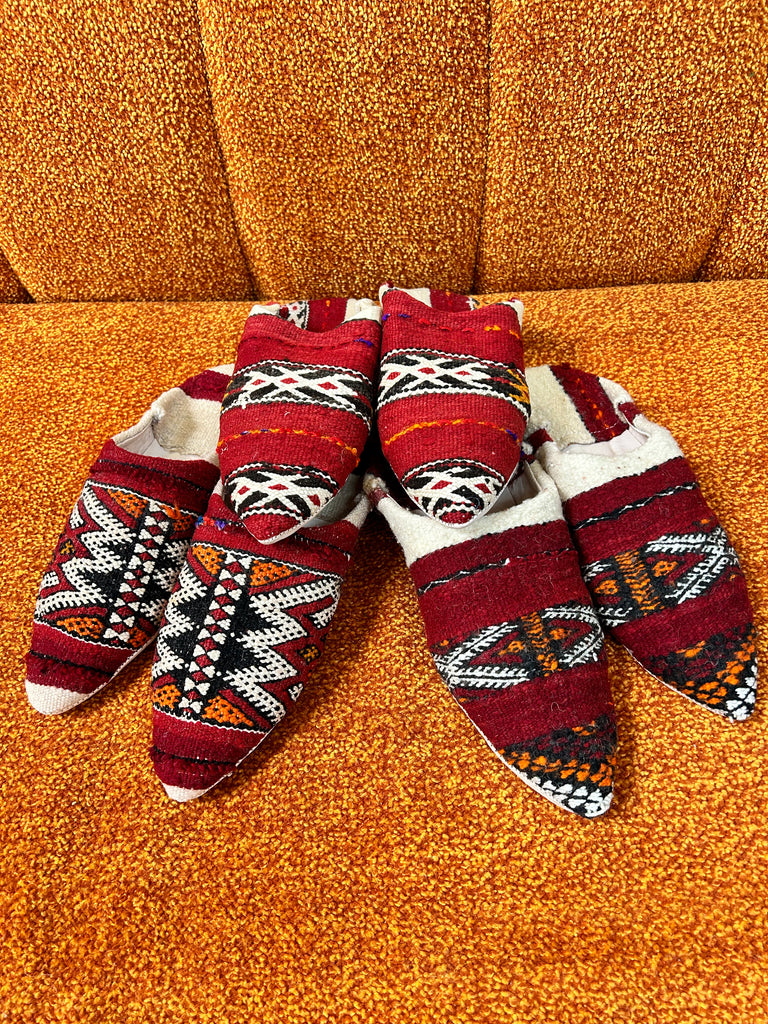 Moroccan Kilim House Slippers