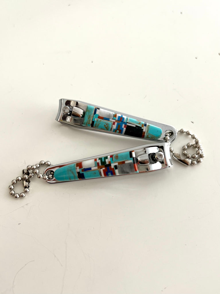 Turquoise Inlay Nail Trimmer
