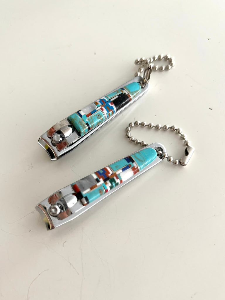 Turquoise Inlay Nail Trimmer