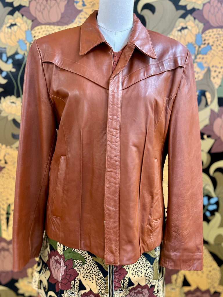 The Leatherman of C.A. Vintage Leather Coat