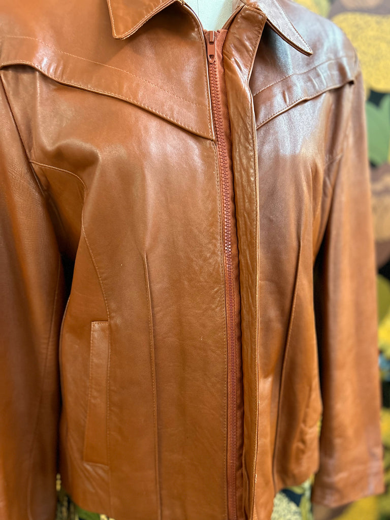 The Leatherman of C.A. Vintage Leather Coat