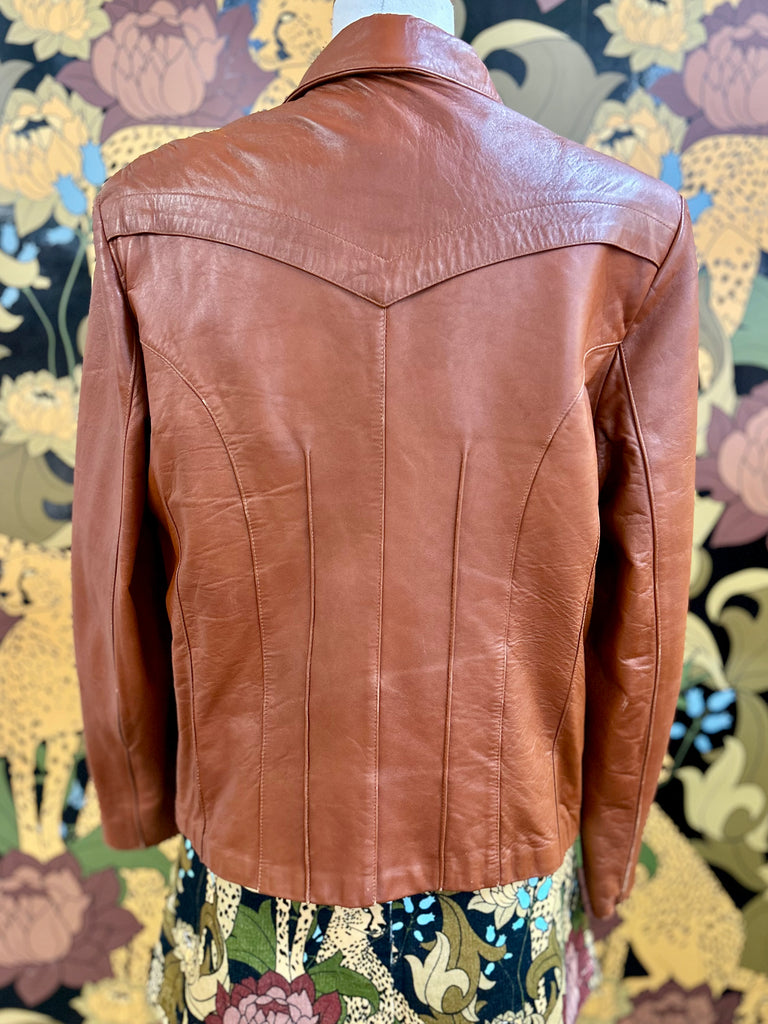 The Leatherman of C.A. Vintage Leather Coat