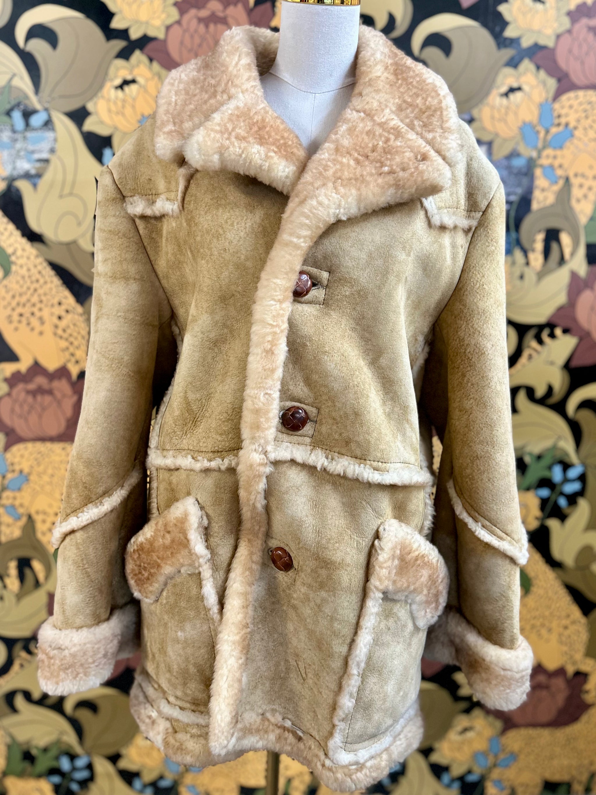 Vintage Shearling Coat – Classic Rock Couture