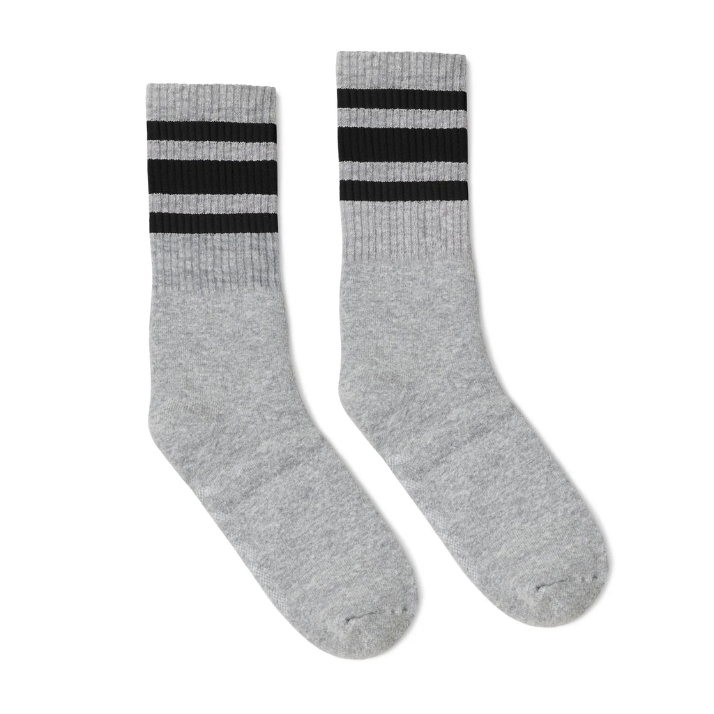 Solid Stripe Tube Socks