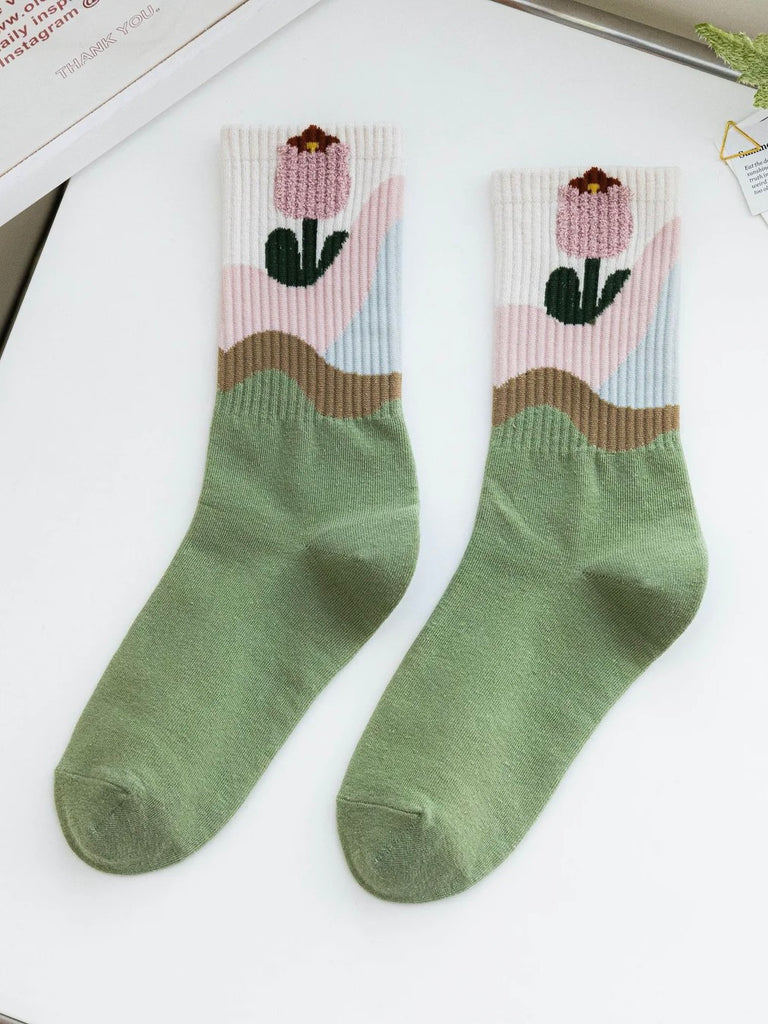 Floral Socks