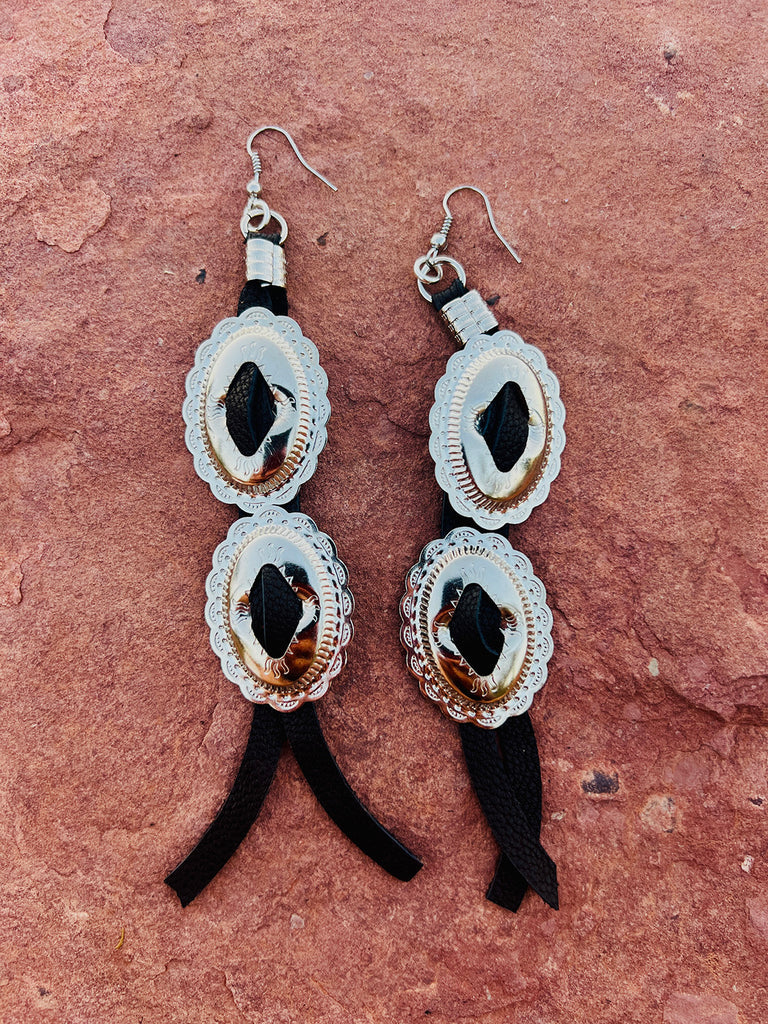 Concho Fringe Earrings