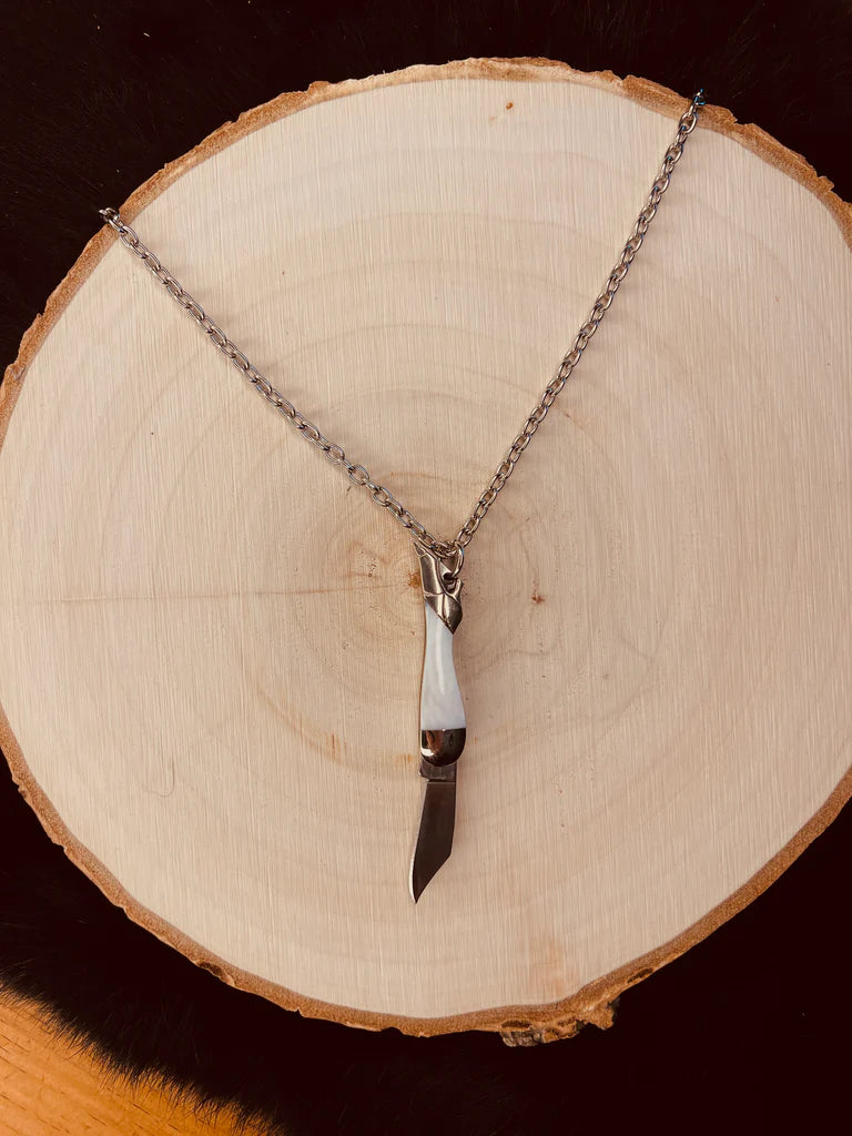 Stiletto Switchblade Necklace