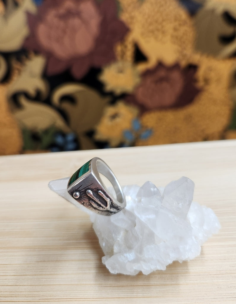 Saguaro Malachite Point Ring