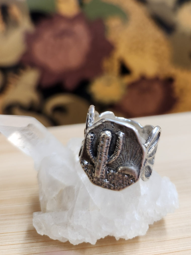 Saguaro Daisy Band Ring