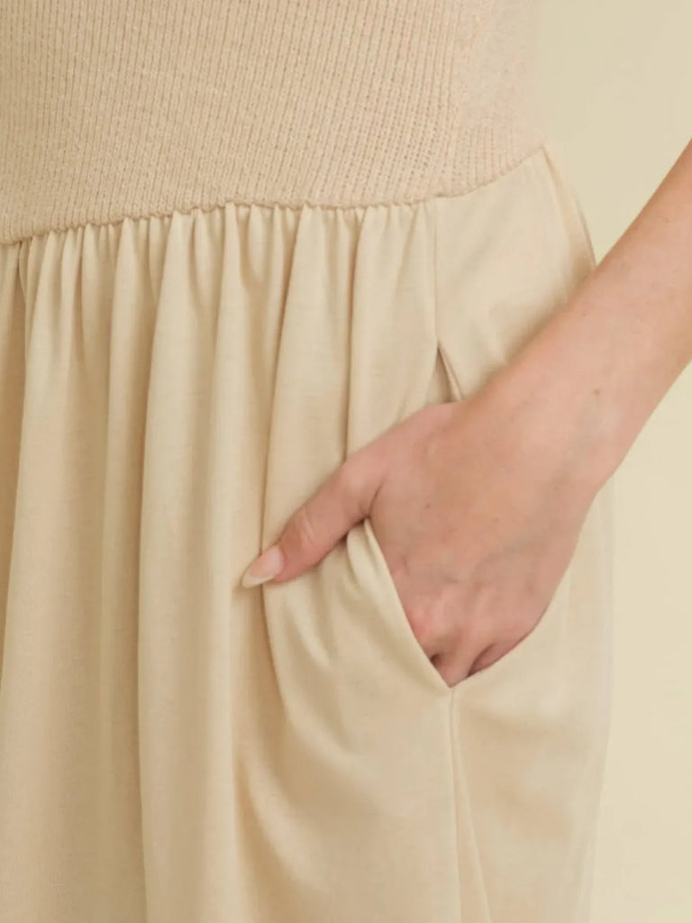 Timeless Charm Cap Sleeve Princess Cut Maxi Dress