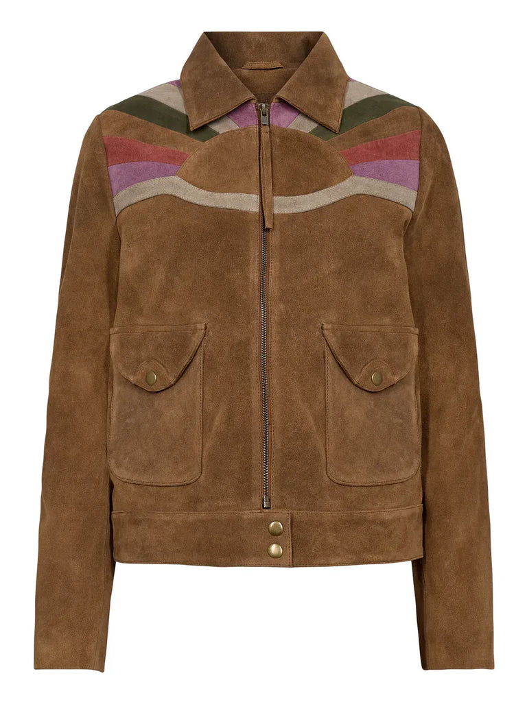 Suede Sun Leather Jacket