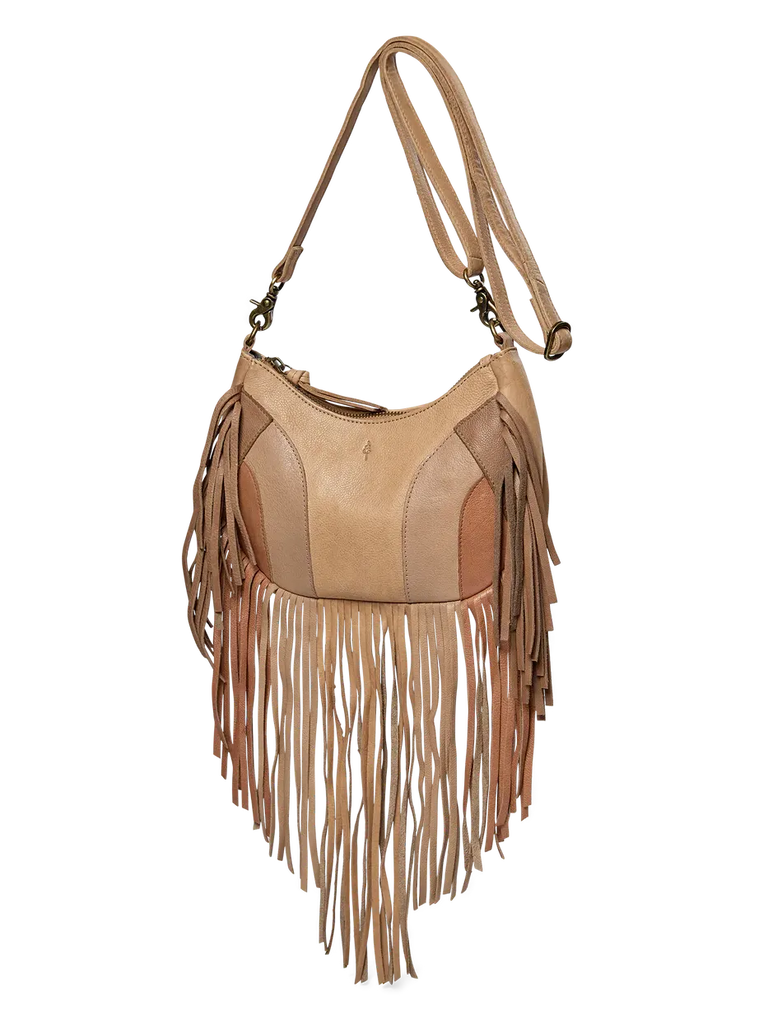 Leather Fringe Crossbody Purse