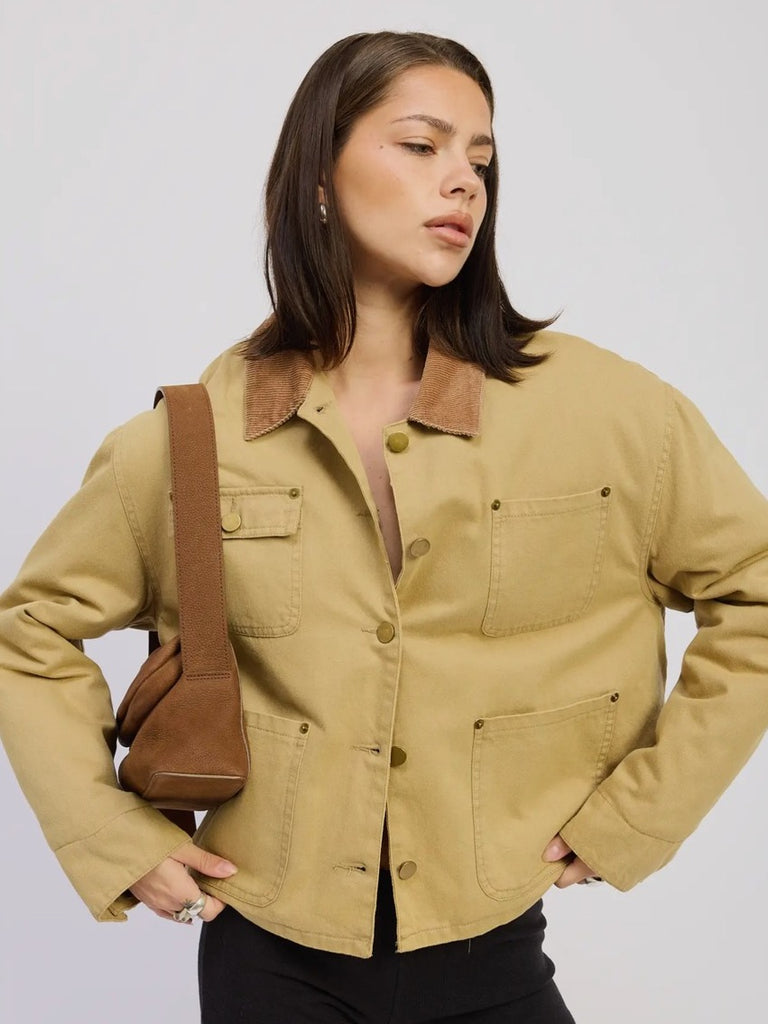 Olive Khaki Bomber Jacket
