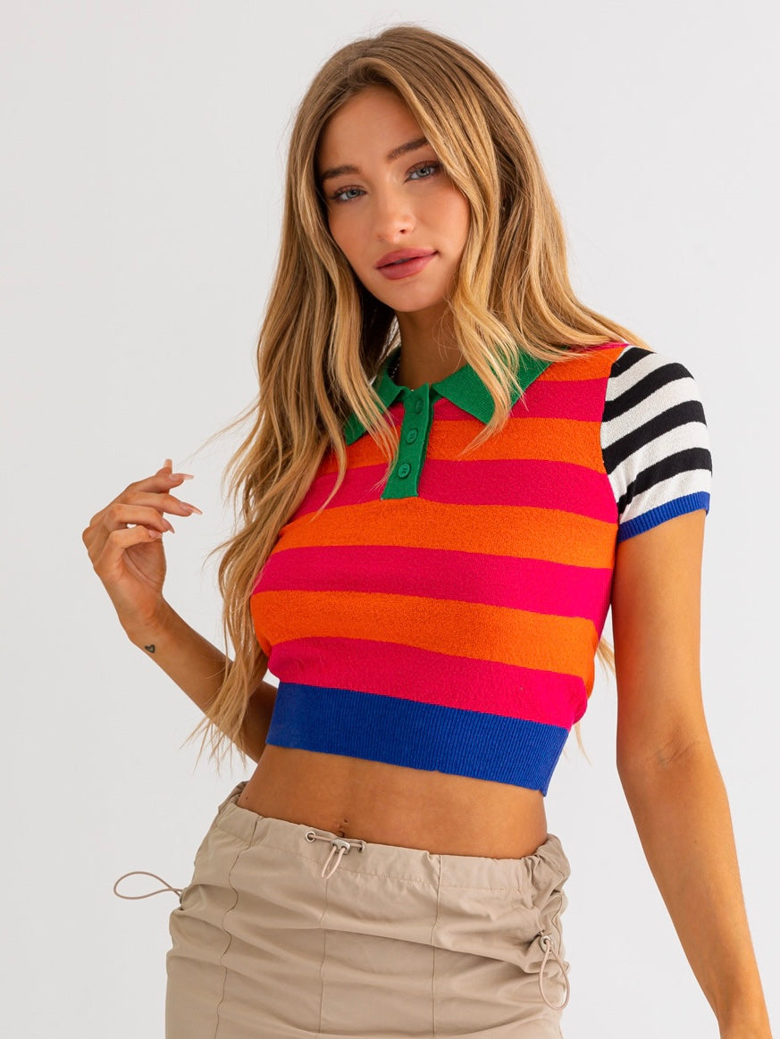 Desert Child Cropped Flowy Tee – Classic Rock Couture