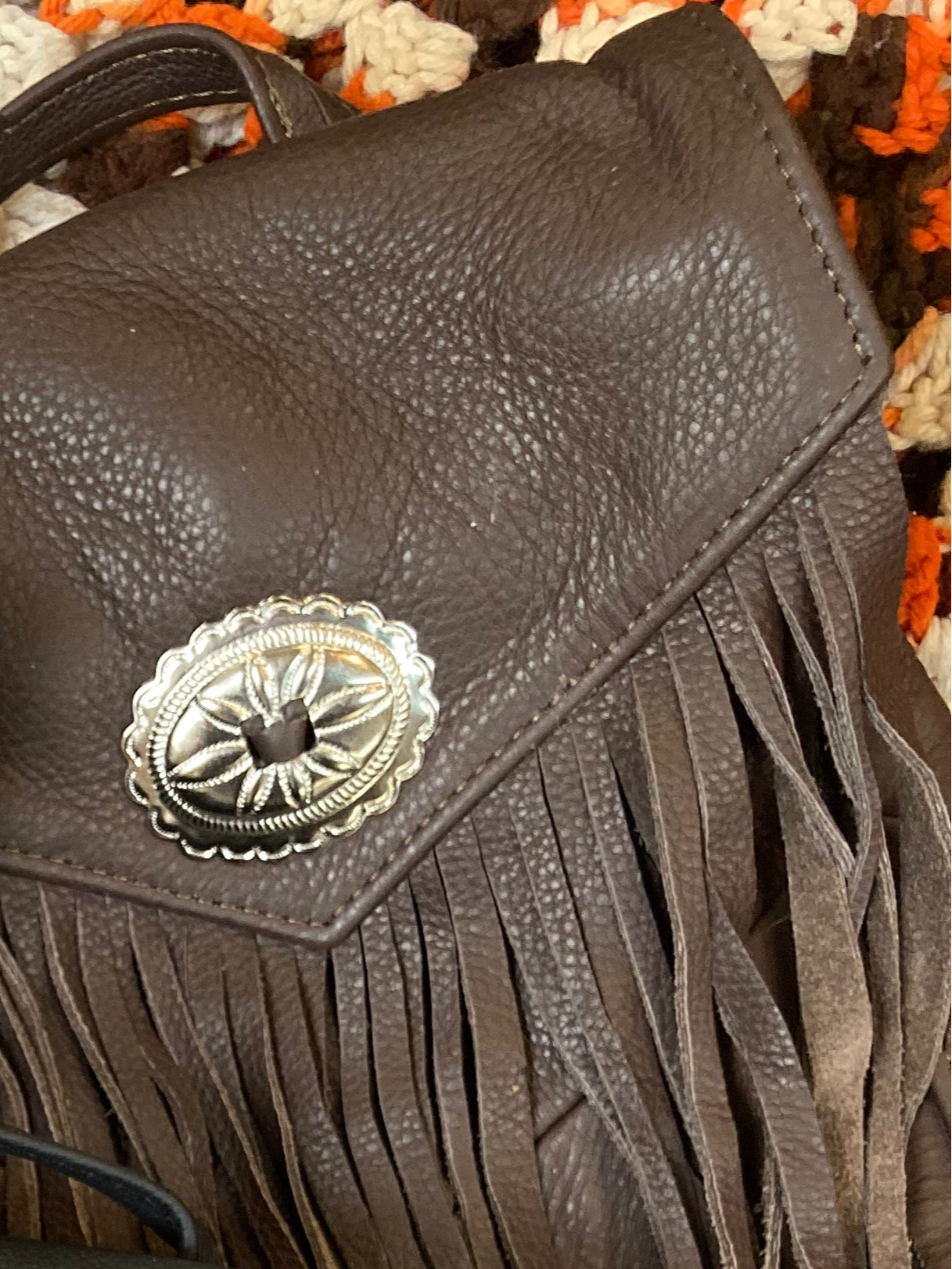 Fringe Backpack Classic Rock Couture Fringe Backpack Classic Rock Couture