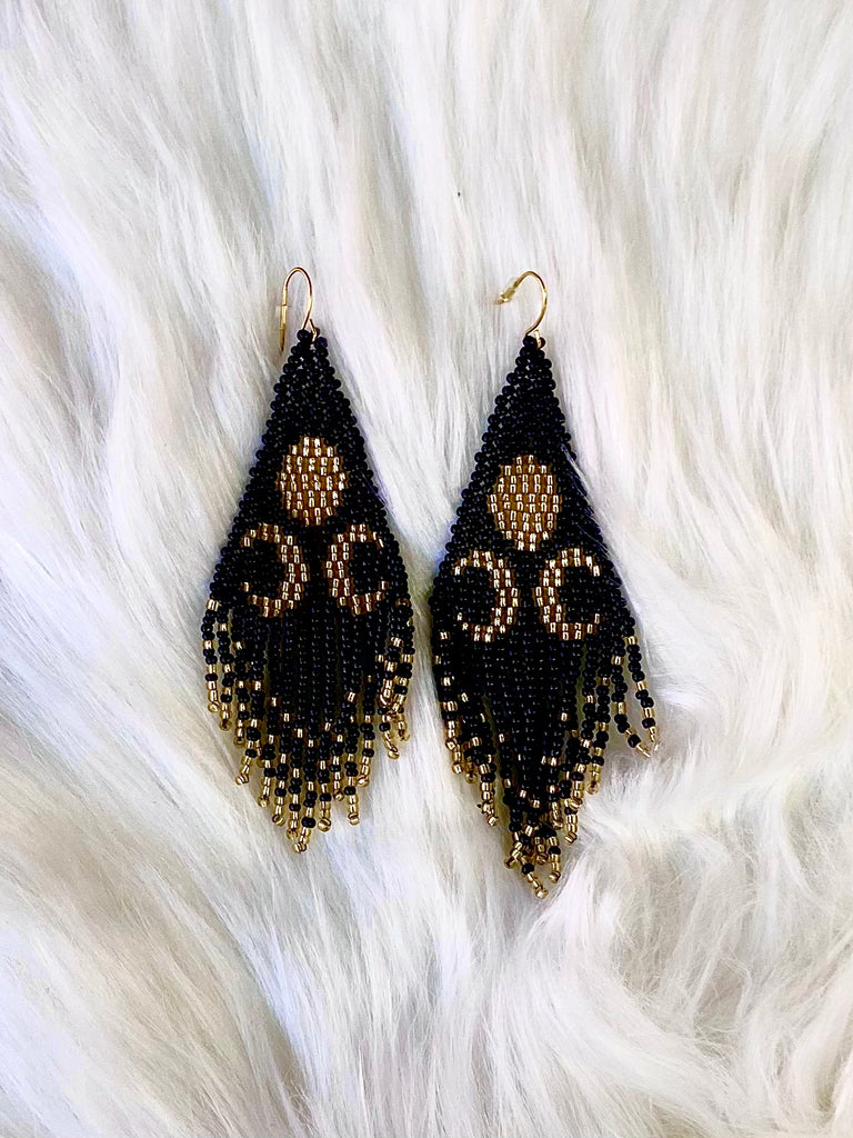 Lunar Beaded Earrings