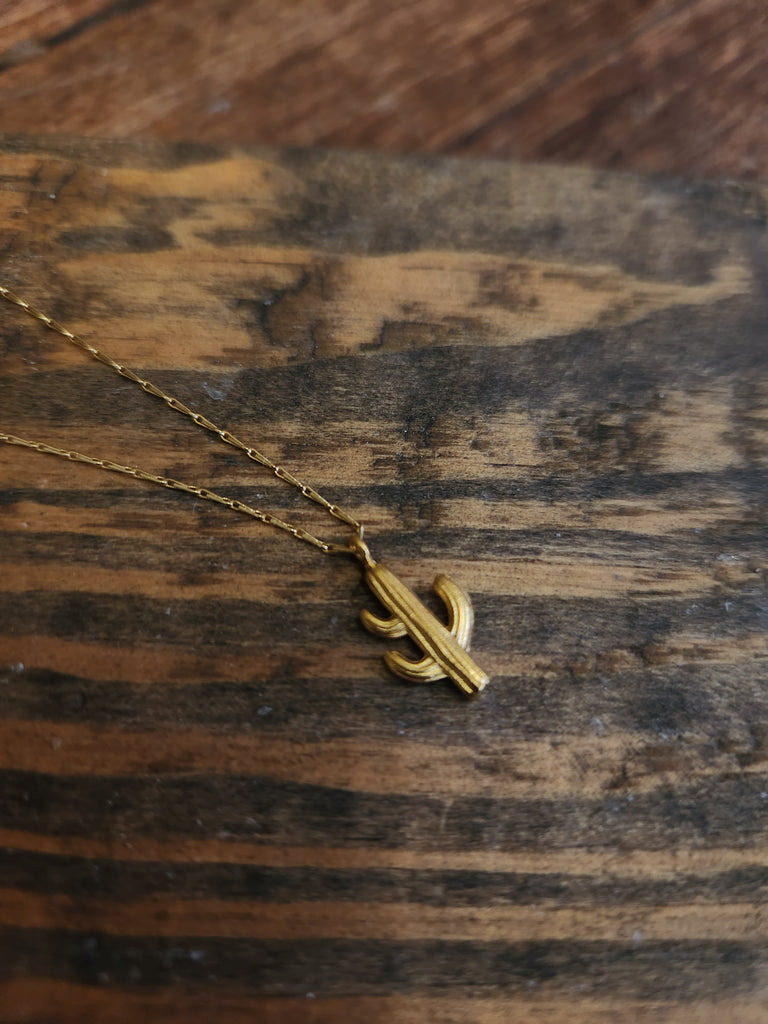 Saguaro Cactus Necklace