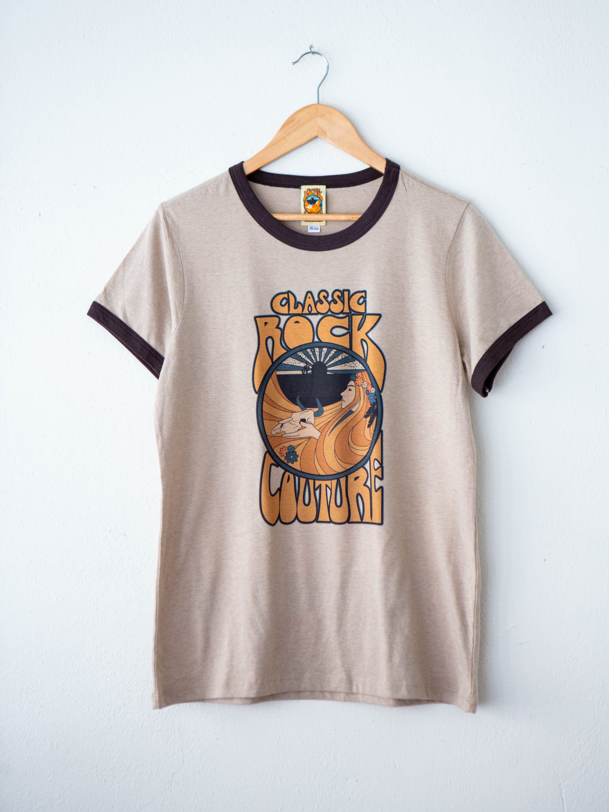 CRC Logo Ringer Tee – Classic Rock Couture