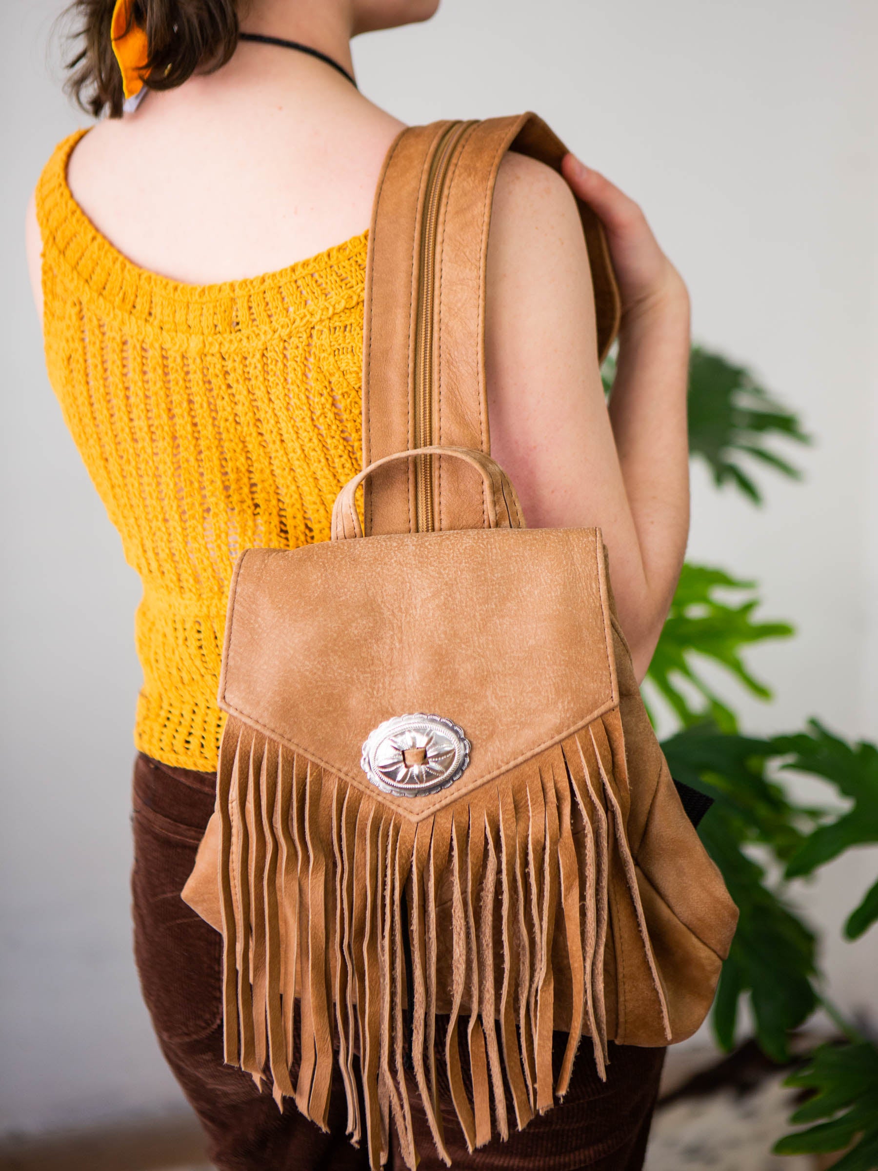 Fringe Backpack – Classic Rock Couture