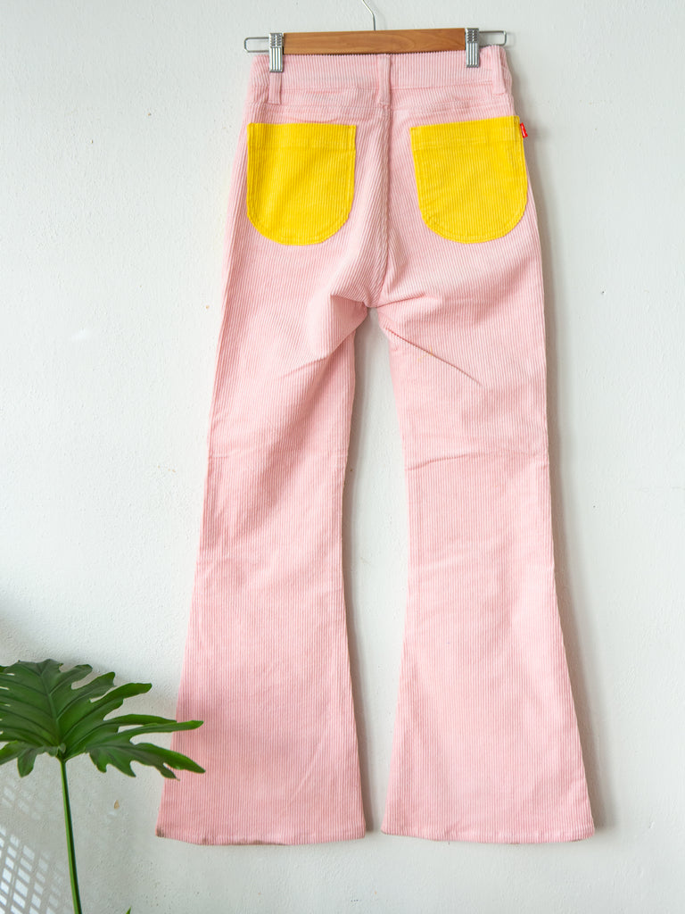 Two Toned Corduroy Pants