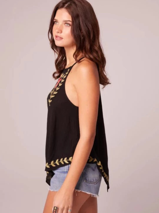 Summer Nights Embroidered Tank
