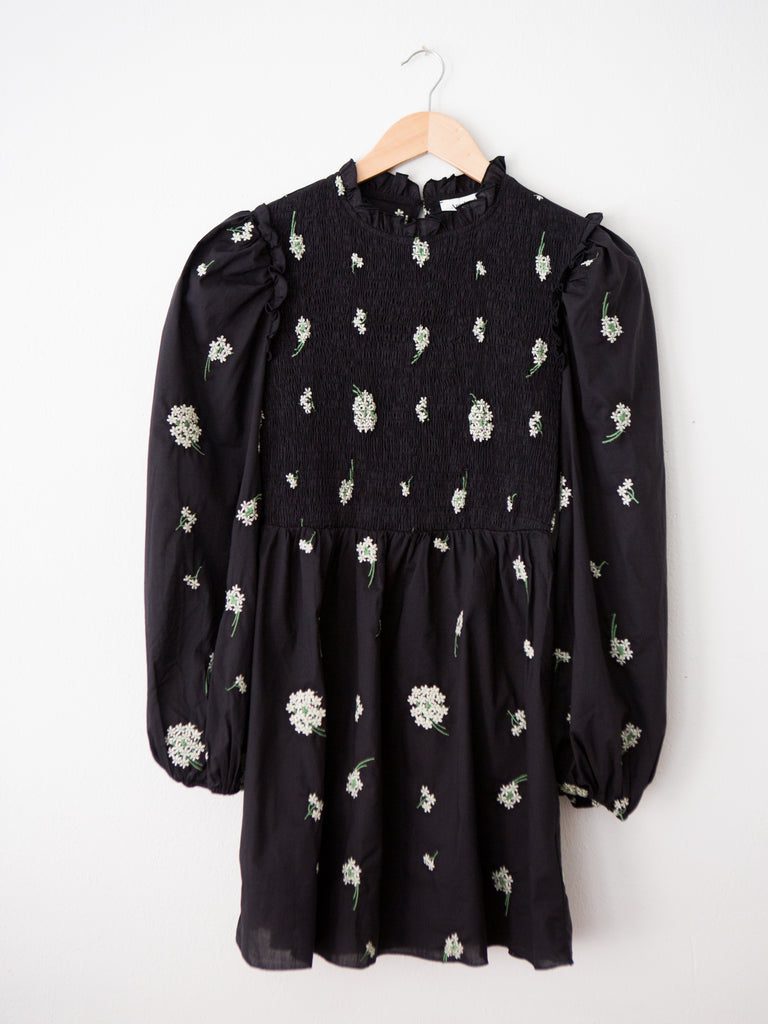 SALE Embroidered Daisy Dress