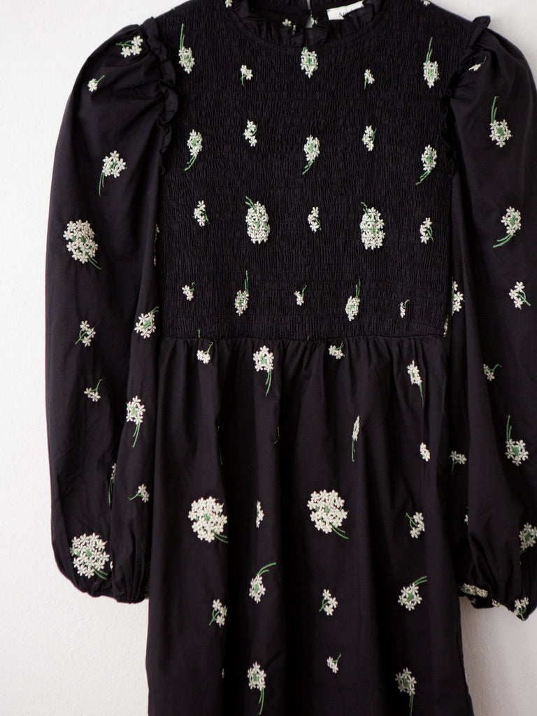 Embroidered Daisy Dress