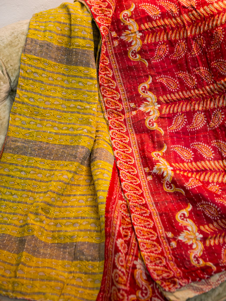 Assorted Indian Kantha Blankets