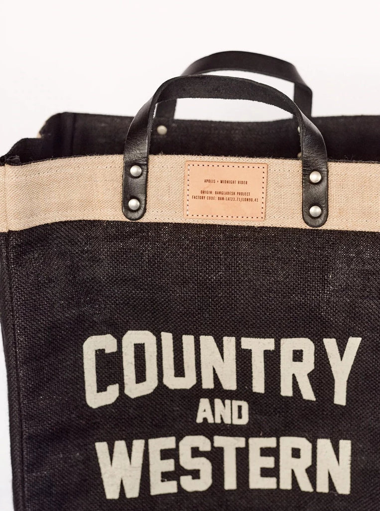 Country And Western Market Bag