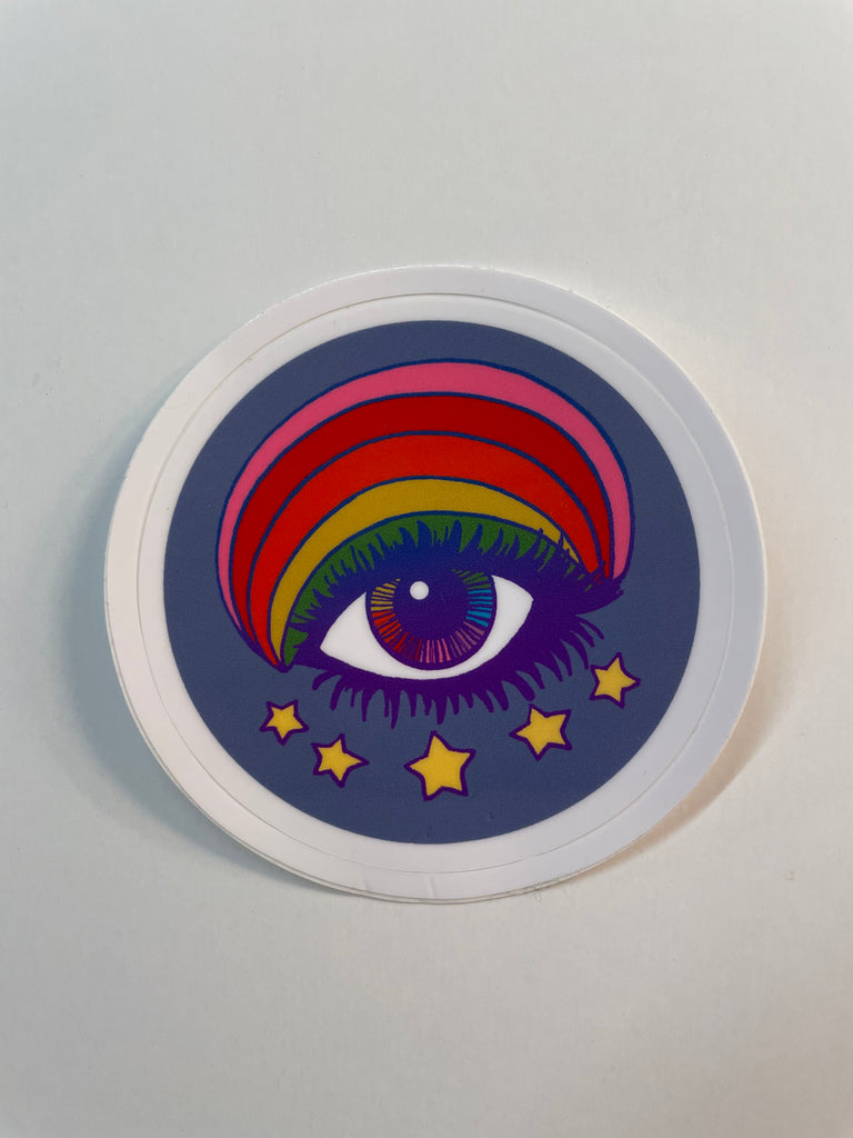 Round Psychedelic Stickers by Astral Weekend