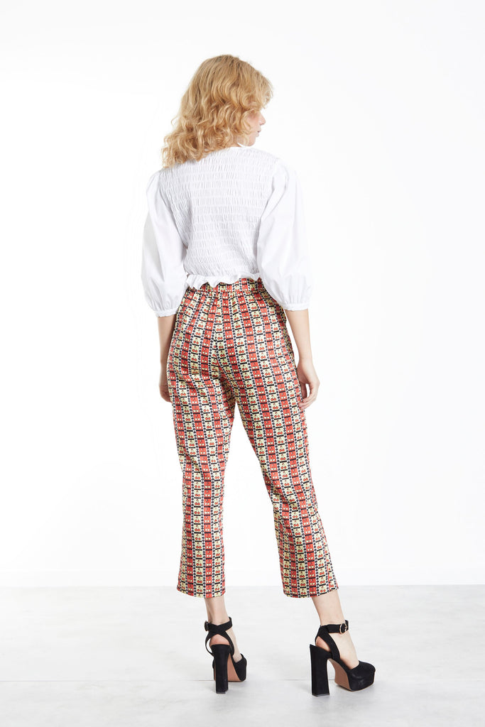 SALE Cherry Checkered Pants